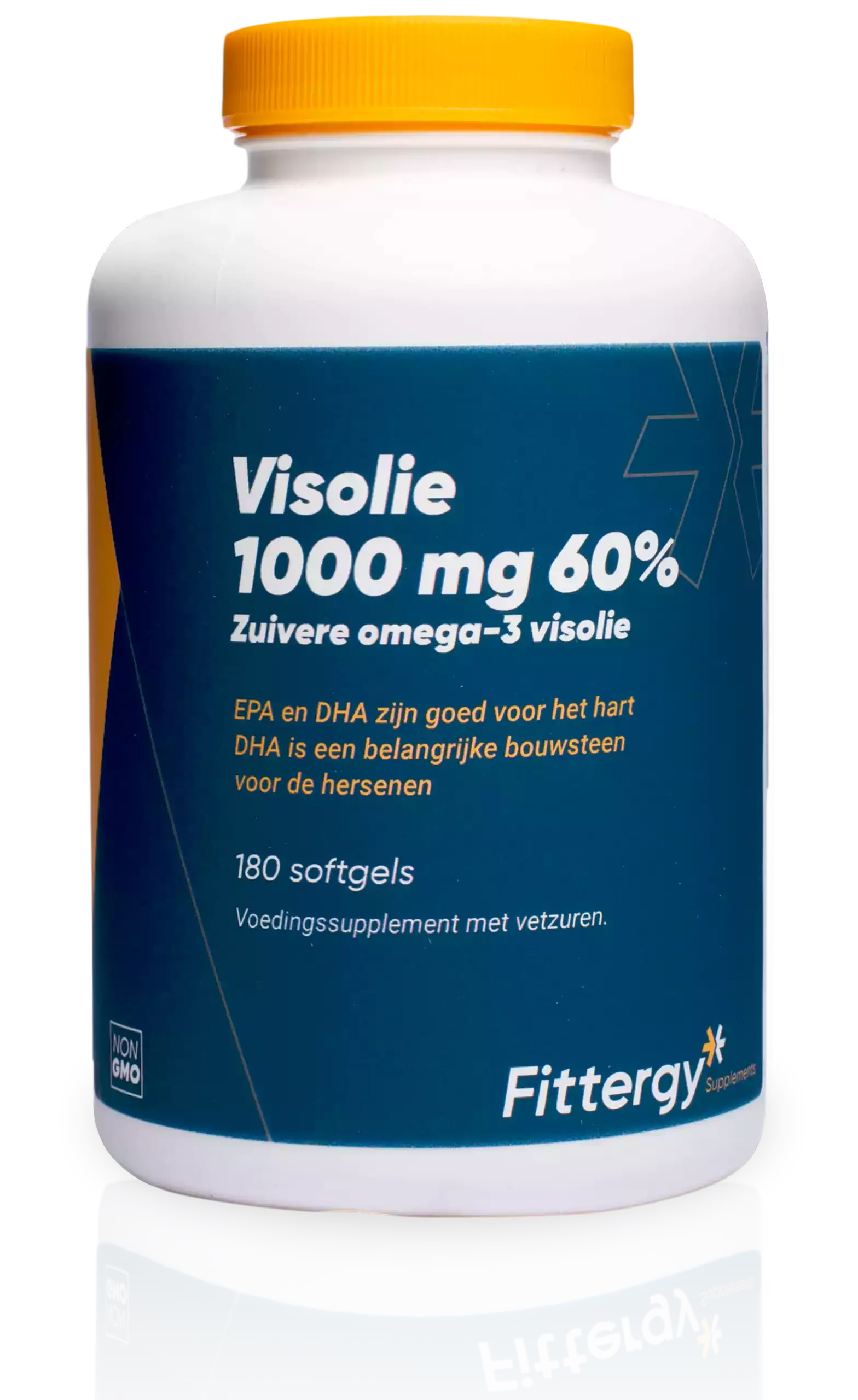 ontploffen Mevrouw Ik heb het erkend Fittergy Supplements Visolie 1000 mg 60% - 180 softgels